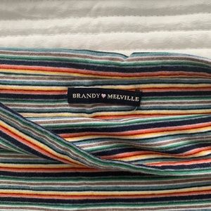 Brandy Melville Rainbow Tube Top